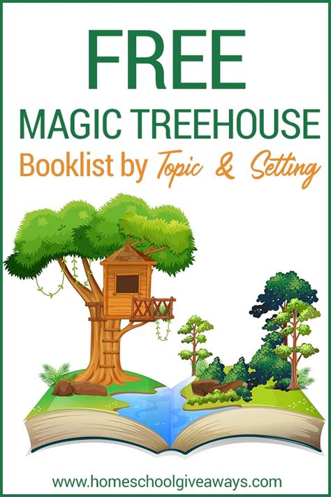 Magic Tree House Printable Book List