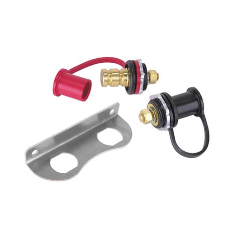 remote battery terminal studs  stainless steel bracket