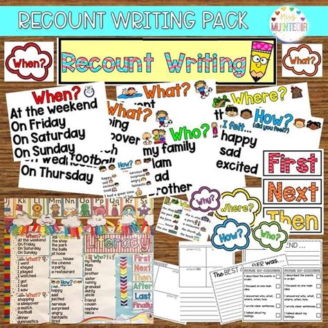 Mash Class Level Recount Writing Pack