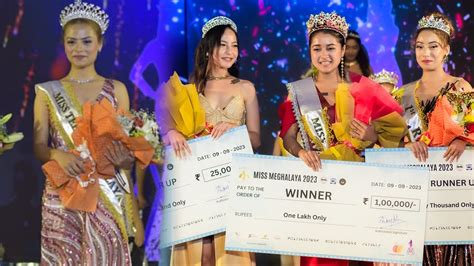 Rah Ka Stella Khongsngi Iaka Pansngiat Miss Meghalaya Ka Angelina Iaka