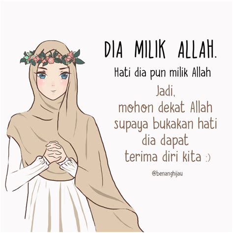 Gambar Kartun Muslimah Bercadar Dan Kata Mutiara - Adzka