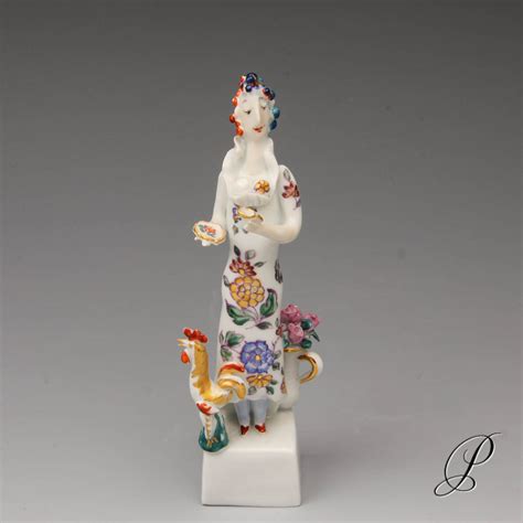 Meissen Figur Wahl Sammlerin Von Peter Strang Porzellan Porcelain