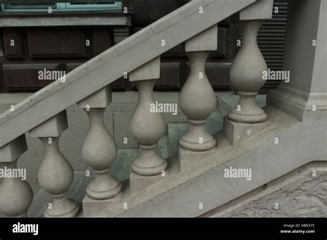 staircase with balusters Stock Photo - Alamy