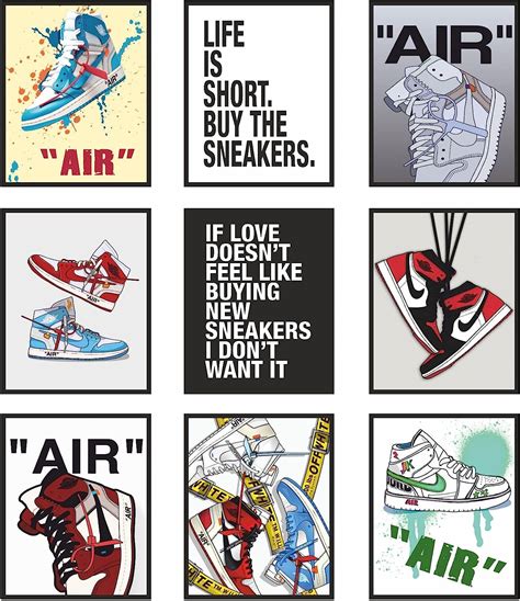 Amazon Hypebeast Sneaker Poster Prints Unframed Set Of X