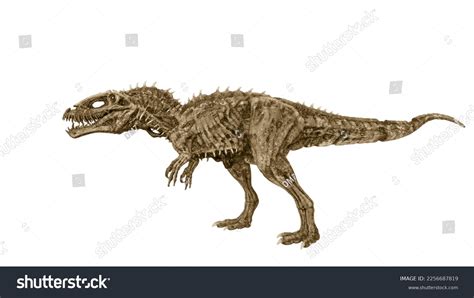 Giganotosaurus Zombie Walking Some Action 3d Stock Illustration 2256687819 Shutterstock