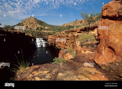 Australia, Western Australia, Kimberley region, Bell Gorge waterfalls ...