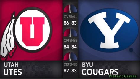 Ncaa College Football 14 Utah Utes Vs Byu Cougars 1st Qrt Hd Youtube