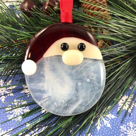 Excited To Share This Item From My Etsy Shop Santa Ornament Fused