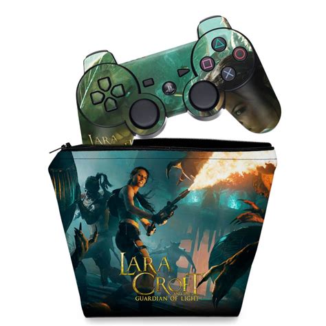 Capa Case E Skin Adesivo Ps Controle Lara Tomb Raider Shopee Brasil