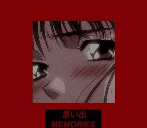 Profile Retro Sad Anime Aesthetic Beautiful Anime Aesthetic Profile