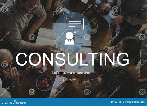 Consulting Advisory Assistance Suggestion Guidance Concept Stock Photo