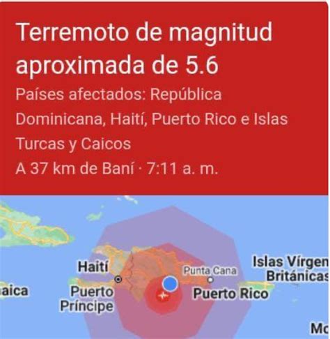 Se Registra Fuerte Temblor En Santo Domingo Y Otros Puntos Del Pa S