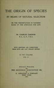 The Origin Of Species By Means Of Natural Selection By Charles Darwin