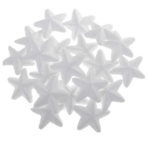 Jual 20pcs Star Shaped Creative Polystyrene Styrofoam Foam Craft Diy