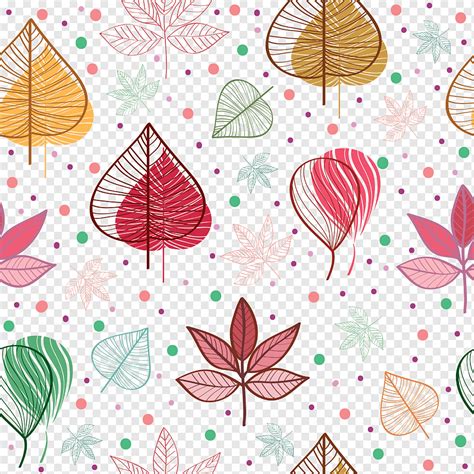 Leaf Seamless Pattern Background Png PNGWing