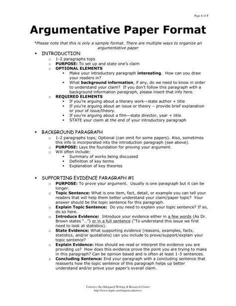 Argumentative Essay Outline Worksheet Pro Worksheet