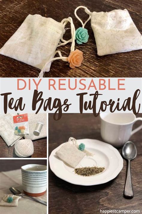 Diy Reusable Tea Bags In 2020 Tea Bag How To Make Tea Reusable