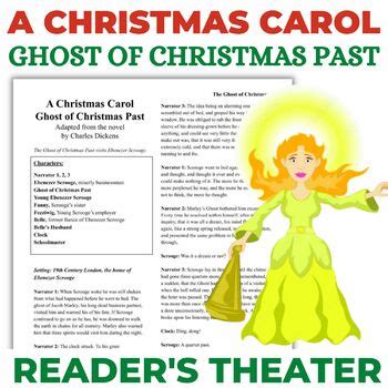 Holiday ELA BUNDLE Ghost Of Christmas Past A Christmas Carol Movie