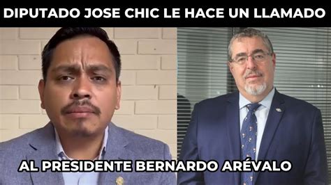 DIPUTADO JOSE CHIC LE HACE UN LLAMADO AL GOBIERNO DE BERNARDO ARÉVALO