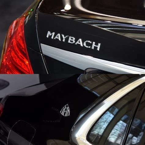 Maybach Badges And Emblems Purple Rabbit Autos