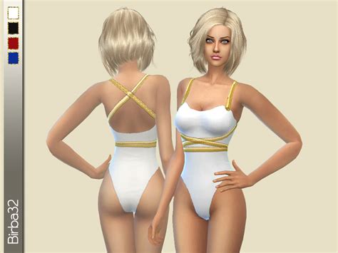 The Sims Resource Swimsuit Gold String