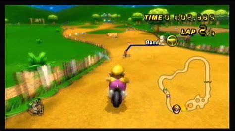 Mario Kart Wii Online Races 2 Wario Flame Runner YouTube