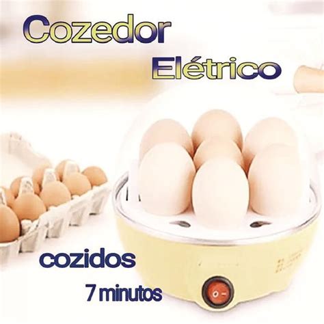 Cozedor De Ovos e Legumes Portátil Elétrico A Vapor Egg Cozedor