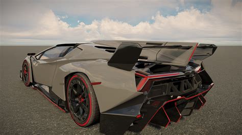 Lamborghini Veneno Roadster - 3D Model by AlphaGroup