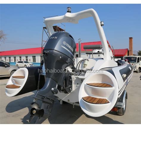 19ft High Quality Deep V Fiberglass Hull Rib580 Inflatable Boat Buy