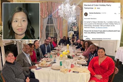 Controversial "Electeds of Color" Holiday Party Hosted by Boston Mayor Michelle Wu - timenews