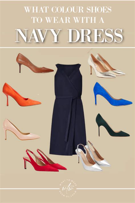 What colour shoes go with a navy dress? | Navy blue dress shoes, Navy ...