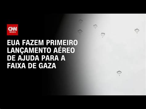 EUA realizam primeiro lançamento aéreo de ajuda em Gaza dizem