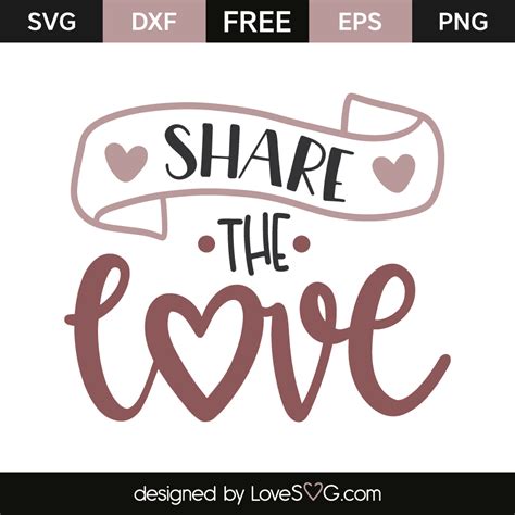 Free 198 Share The Love Logo Svg Svg Png Eps Dxf File