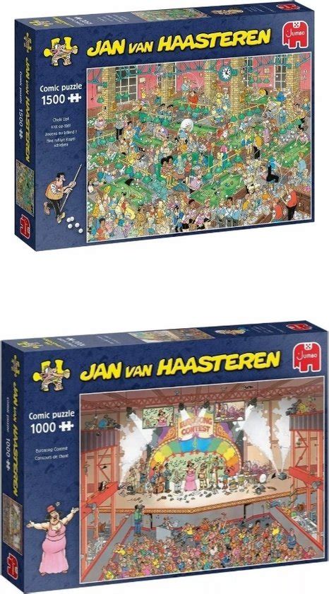 Jan Van Haasteren Puzzelbundel Stuks Krijt Op Tijd Stukjes