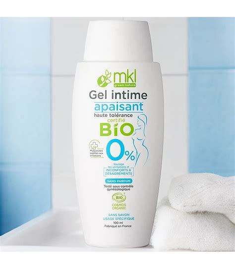 Gel Hygi Ne Intime Apaisant Bio Sans Parfum Mkl Green Nature Ml