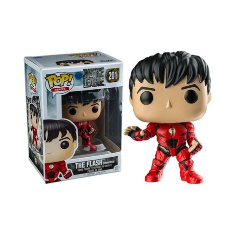 Funko POP Justice League The Flash Unmasked 201 Vinyl Figure Pop