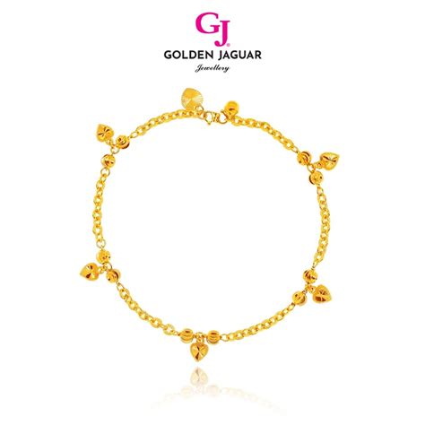 Gj Jewellery Emas Bangkok Emas Korea K Gold Plated Anklet Kendi Nipis