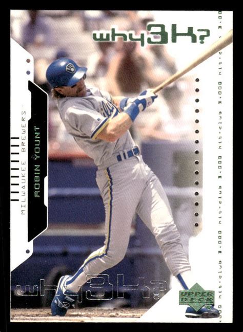 Robin Yount Upper Deck Hitter S Club Milwaukee Brewers Ebay