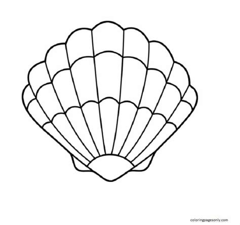 Clam Coloring Pages Printable For Free Download