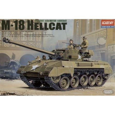 Academy 135 Us Army M18 Hellcat Plastic Model Kit 13255