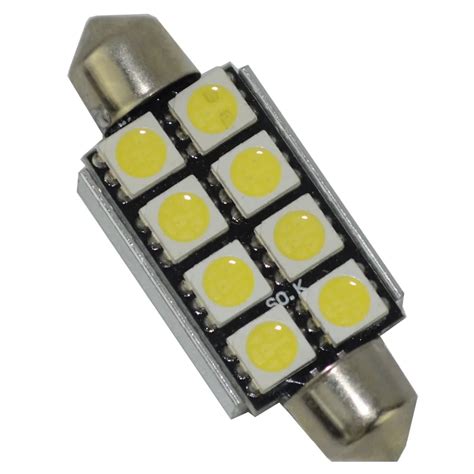 Uds Mm Fest N Smd Led Canbus Color Blanco Para Coche Led Doom