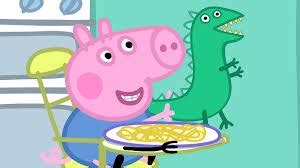 Foto divertenti: Peppa Pig mangia spaghetti