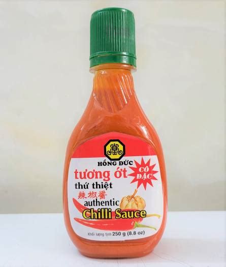 TƯƠng Ớt CÔ ĐẶc SiÊu Cay Vn HỒng ĐỨc Authentic Chilli Sauce Gia Vị