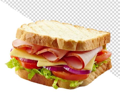 Premium PSD Sandwich Png