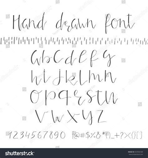 Volkswagen Font Alphabet Calligraphy For Beginners