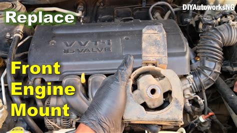 Replacing Front Engine Mount 2002 2008 Toyota Corolla Front Engine Mount Replacement Youtube