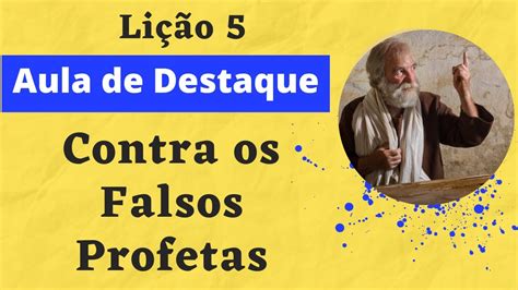 Li O Contra Os Falsos Profetas Desaque Youtube