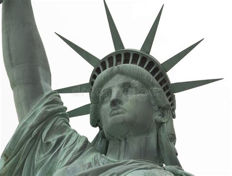 Statue Of Liberty Close Up On Face Stock Photo - Image of statue, city ...