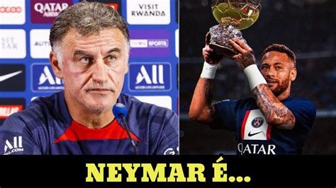 Olha O Que O T Cnico Do Psg Falou De Neymar Youtube