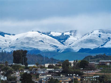 Photos Storm Drops Snow Across San Luis Obispo County San Luis